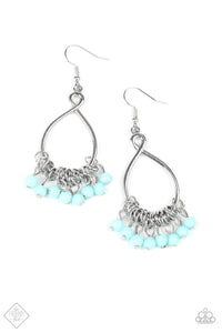 Paparazzi "Broadway Babe" FASHION FIX Blue Earrings Paparazzi Jewelry