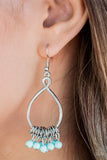 Paparazzi "Broadway Babe" FASHION FIX Blue Earrings Paparazzi Jewelry