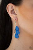 Paparazzi "Seaside Stunner" Blue Earrings Paparazzi Jewelry