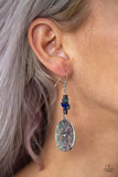 Paparazzi "Adobe Dweller" Blue Earrings Paparazzi Jewelry
