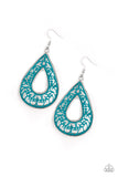 Paparazzi "Drop Anchor" Blue Earrings Paparazzi Jewelry