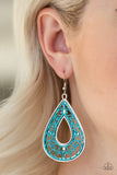 Paparazzi "Drop Anchor" Blue Earrings Paparazzi Jewelry