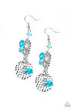 Paparazzi "Seaside Catch" Blue Earrings Paparazzi Jewelry