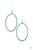 Paparazzi "Dazzle On Demand" Blue Earrings Paparazzi Jewelry