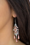 Paparazzi VINTAGE VAULT "Majestic Mood" Brown Earrings Paparazzi Jewelry