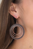 Paparazzi "Totally Textured" Copper Earrings Paparazzi Jewelry