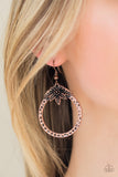 Paparazzi "Island Insider" Copper Earrings Paparazzi Jewelry