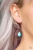 Paparazzi "Desert Nirvana" Copper Earrings Paparazzi Jewelry
