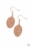 Paparazzi "All Dazzle" Copper Earrings Paparazzi Jewelry