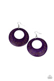 Paparazzi "Beach Club Clubbin" Purple Earrings Paparazzi Jewelry