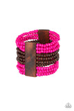 Paparazzi "JAMAICAN Me Jam" Pink Bracelet Paparazzi Jewelry