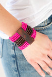 Paparazzi "JAMAICAN Me Jam" Pink Bracelet Paparazzi Jewelry