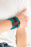 Paparazzi "JAMAICAN Me Jam" Blue Bracelet Paparazzi Jewelry