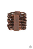 Paparazzi "JAMAICAN Me Jam" Brown Bracelet Paparazzi Jewelry