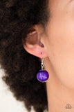 Paparazzi VINTAGE VAULT "Panama Panorama" Purple Necklace & Earring Set Paparazzi Jewelry