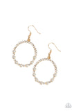 Paparazzi "Glowing Grandeur" Gold Earrings Paparazzi Jewelry