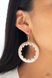 Paparazzi "Gala Glitter" Gold Earrings Paparazzi Jewelry