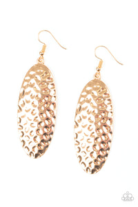 Paparazzi VINTAGE VAULT "Radiantly Radiant" Gold Earrings Paparazzi Jewelry