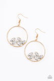 Paparazzi "Cue The Confetti" Gold Earrings Paparazzi Jewelry