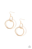 Paparazzi "Circus Circuit" Gold Earrings Paparazzi Jewelry