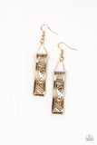 Paparazzi "Ancient Artifacts" Gold Earrings Paparazzi Jewelry