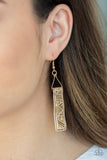 Paparazzi "Ancient Artifacts" Gold Earrings Paparazzi Jewelry