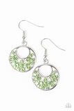 Paparazzi "Sugary Shine" Green Earrings Paparazzi Jewelry