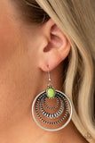 Paparazzi "Southern Sol" Green Earrings Paparazzi Jewelry