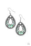 Paparazzi "Atta-GALA" Green Earrings Paparazzi Jewelry