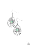 Paparazzi "Take It GLOW" Green Earrings Paparazzi Jewelry