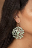 Paparazzi "Ocean Paradise" Green Earrings Paparazzi Jewelry