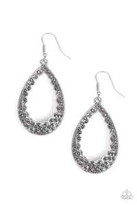 Paparazzi "Royal Treatment" Silver Earrings Paparazzi Jewelry