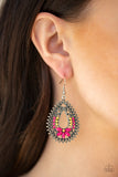 Paparazzi "Atta-GALA" Pink Earrings Paparazzi Jewelry