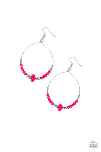 Paparazzi "Retro Rural" Pink Earrings Paparazzi Jewelry