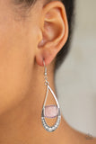 Paparazzi VINTAGE VAULT "The Greatest GLOW On Earth" Pink Earrings Paparazzi Jewelry