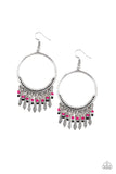 Paparazzi "Floral Serenity" Pink Earrings Paparazzi Jewelry