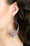 Paparazzi "Floral Serenity" Pink Earrings Paparazzi Jewelry