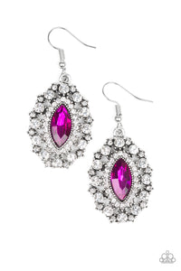 Paparazzi "Long May She Reign" Pink Earrings Paparazzi Jewelry