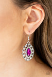 Paparazzi "Long May She Reign" Pink Earrings Paparazzi Jewelry