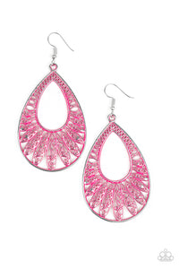 Paparazzi "Flamingo Flamenco" Pink Earrings Paparazzi Jewelry