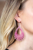 Paparazzi "Flamingo Flamenco" Pink Earrings Paparazzi Jewelry