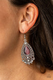 Paparazzi "Majestically Malibu" Purple Earrings Paparazzi Jewelry