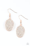 Paparazzi "All Dazzle" Rose Gold Earrings Paparazzi Jewelry