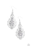 Paparazzi "Sprinkle On The Sparkle" Silver Earrings Paparazzi Jewelry