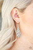 Paparazzi "Ballroom Waltz" Silver Earrings Paparazzi Jewelry