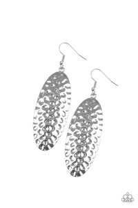 Paparazzi "Radiantly Radiant" Silver Earrings Paparazzi Jewelry