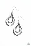 Paparazzi "Flavor Of The FLEEK" Silver Earrings Paparazzi Jewelry