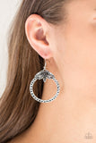 Paparazzi VINTAGE VAULT "Island Insider" Silver Earrings Paparazzi Jewelry