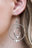 Paparazzi "Center of Attraction" FASHION FIX Silver Earrings Paparazzi Jewelry