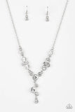 Paparazzi "Five-Star Starlet" White Necklace & Earring Set Paparazzi Jewelry